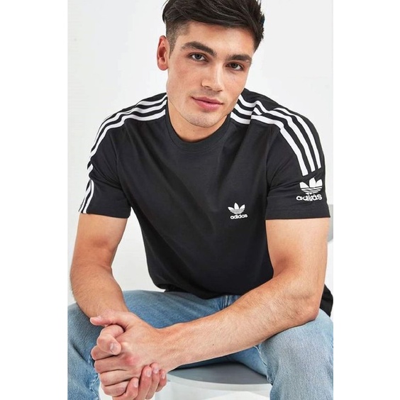 Jual kaos tshirt adidas stripe adidas casual adidas sport adidas logo style | Shopee Indonesia