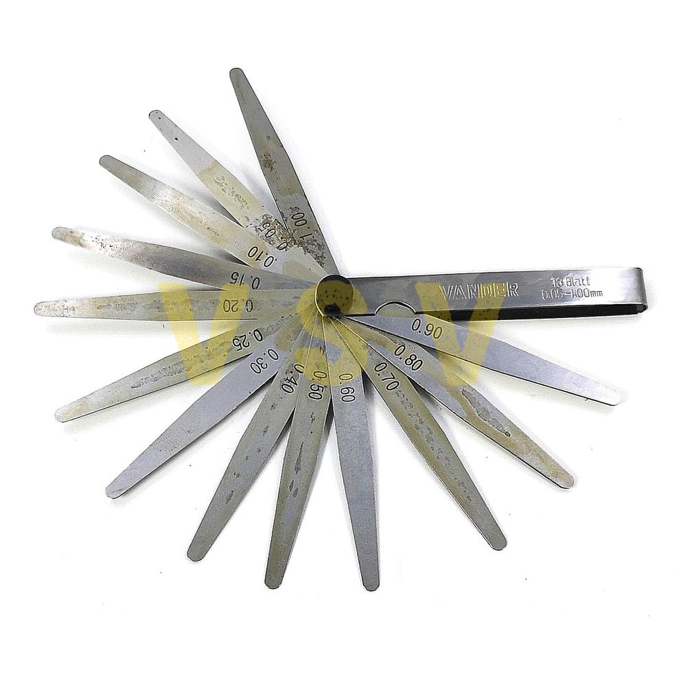 Jual VANDER Fuller gauge Feeler gauge 13 blades / Puller gauge