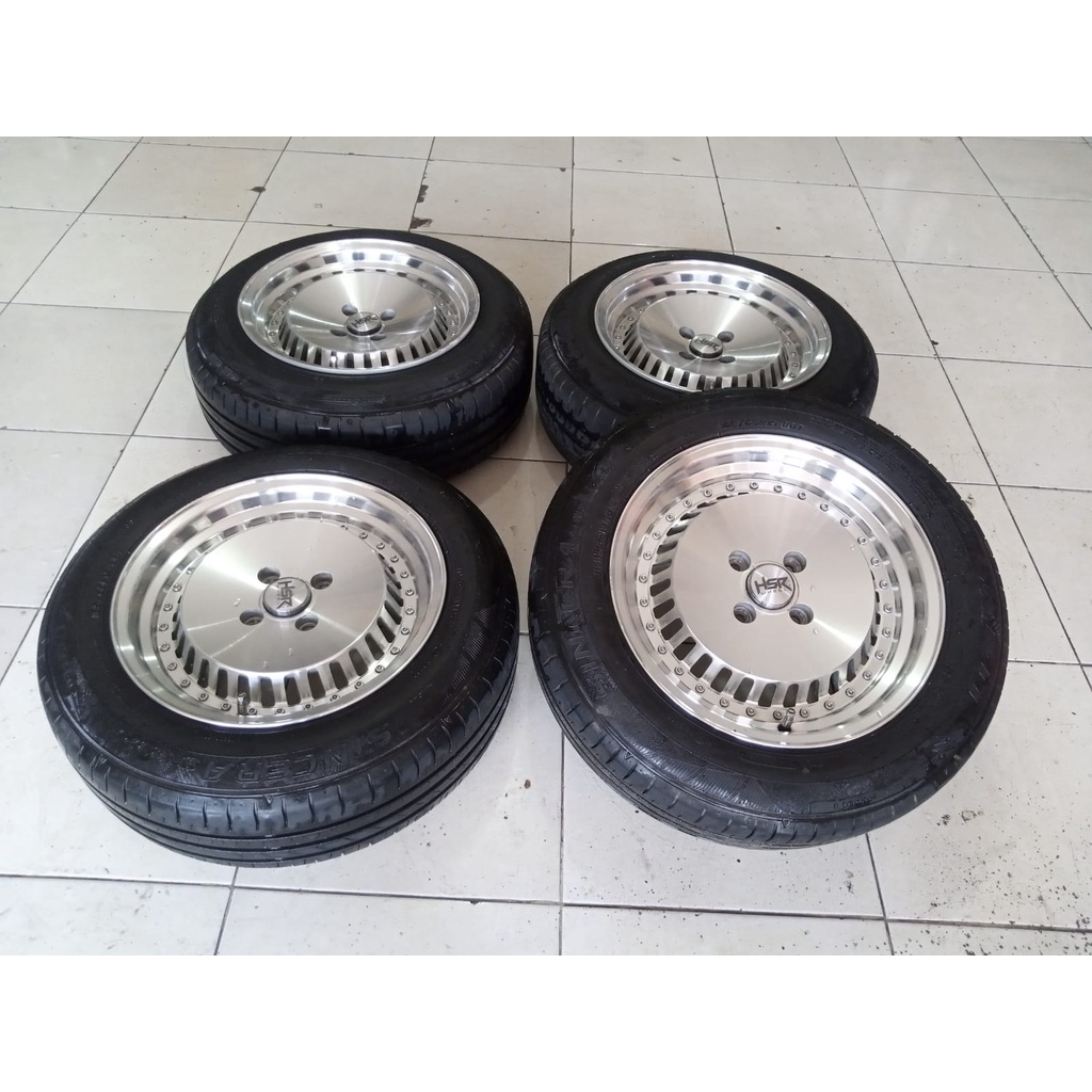 Jual Velg Mobil Racing Ring 15 Baut 4 SASEBO R15X7-8 H4X100 ET35 185 65 ...