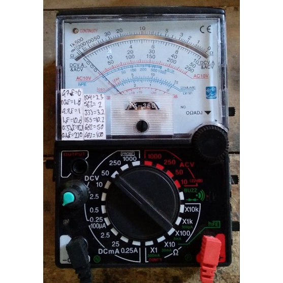 Jual ESR dan Multitester / multimeter analog Shopee Indonesia