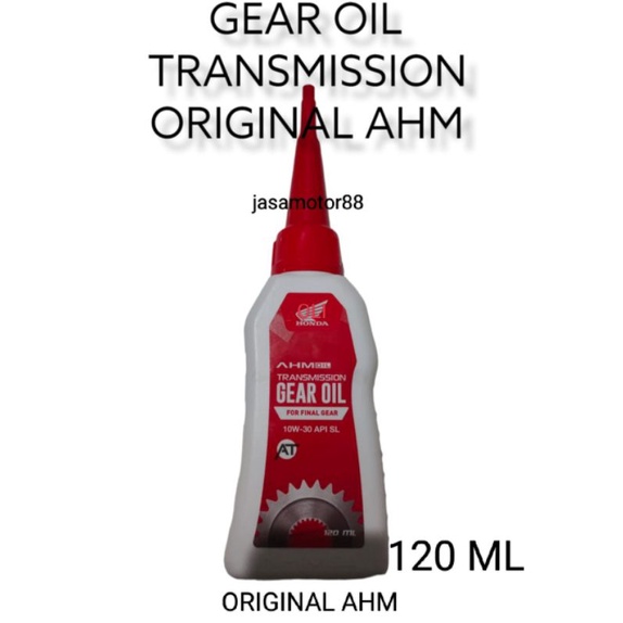 Jual OLI OIL GEAR MATIC GERDANG TRANSMISI ORIGINAL AHM 120 Ml | Shopee ...