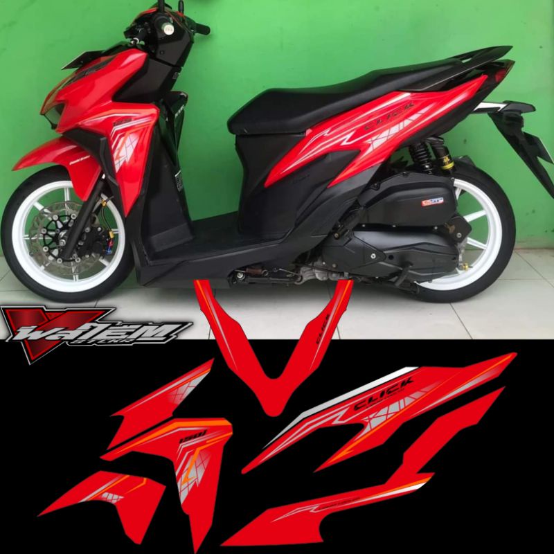 Jual Striping Vario New 125 150 Vario New 2018 2020 Custom Transparan Shopee Indonesia