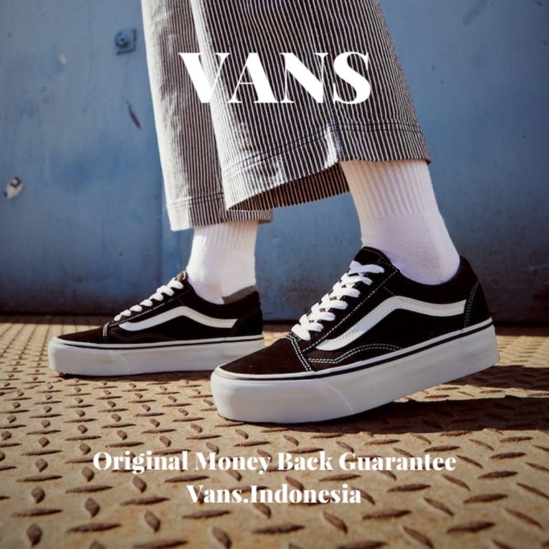 Vans old shop skool platform indonesia