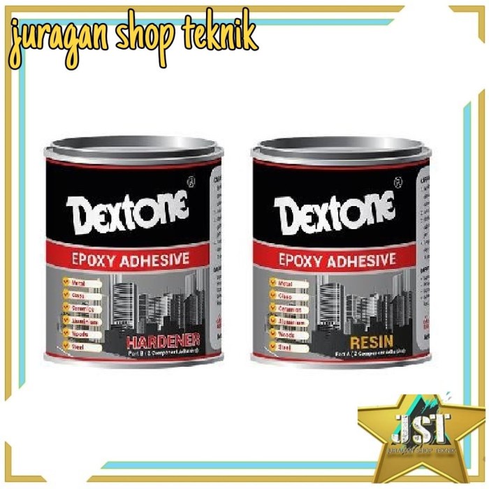 Jual DEXTONE LEM EPOXY 2 KOMPONEN RESIN DAN HARDENER 1KG Shopee