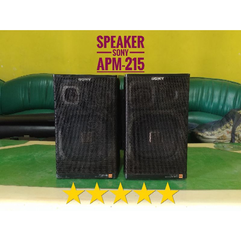 Jual Sepasang speaker SONY APM 215 made in Japan Preloved Shopee