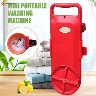 Mini Portable Washing Machine Foldable Small Laundry Machine with Drain  Basket Lightweight Washer Touch Screen and