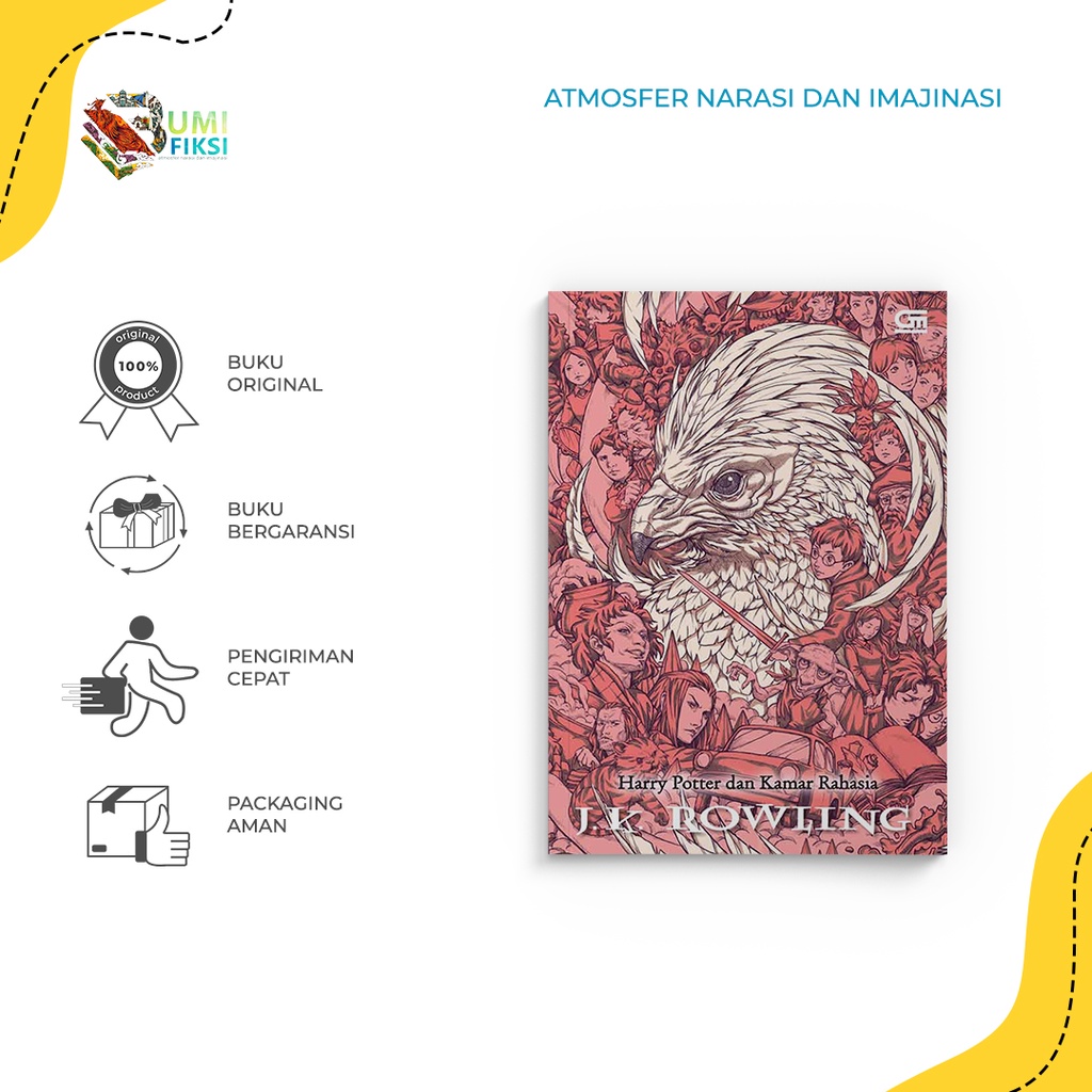 Jual Buku Novel - Harry Potter Dan Kamar Rahasia - J.K Rowling ...