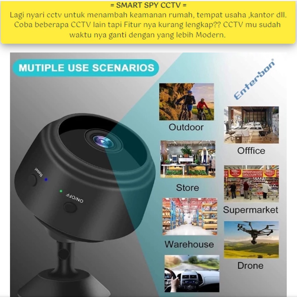 Jual S4 CCTV Wifi Mini Tersembunyi Tanpa Kabel Promo Kamera Pengintai ...