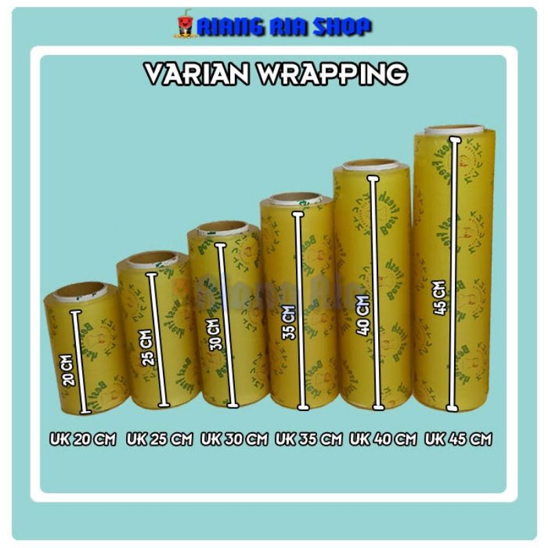 Jual Plastik Wrapping Makanan BEST FRESH 25 cm x 500 M FOODGRADE ...