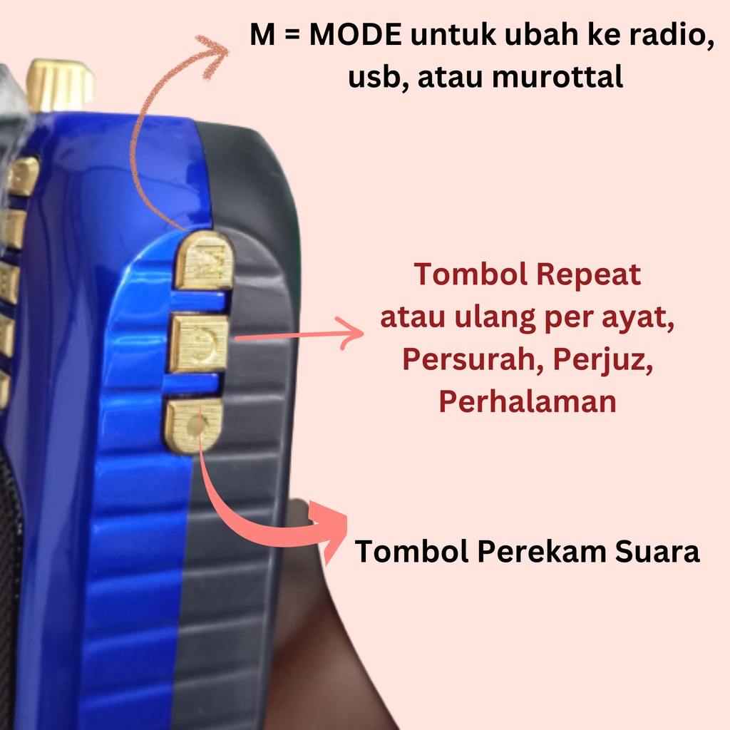 Jual Speaker Al akram full 30 juz plus mikrofon | Shopee Indonesia