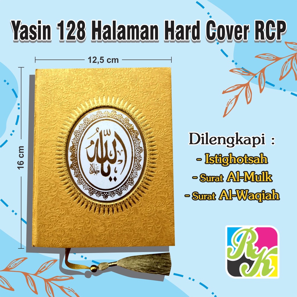 Jual Yasin Dan Tahlil Hard Cover Bahan Rcp Isi 128 Halaman Di Tambah ...