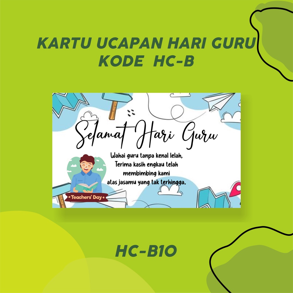 Jual [DILARANG ECER] KARTU UCAPAN SELAMAT HARI GURU/ TEACHER'S DAY