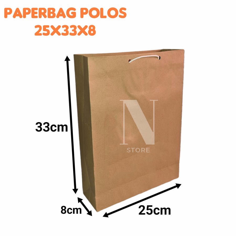 Jual Paper Bag Kraft Paper Bag Coklat Termurah Sekota Medan Tas Coklat ...