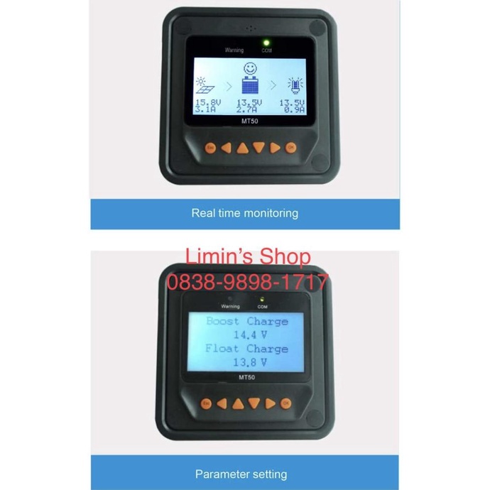 Jual Mt50 Remote Meter For Epever Epsolar Solar Charge Controller ...