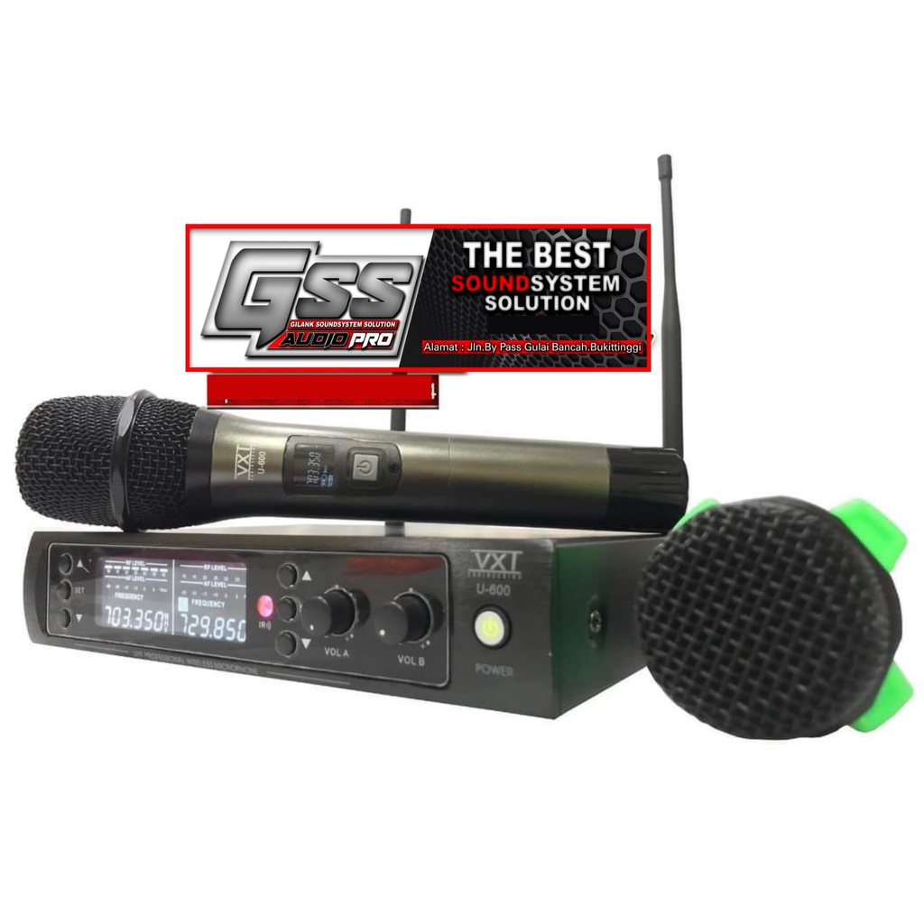 Jual Mic Wireless VXT U-600 Original | Shopee Indonesia