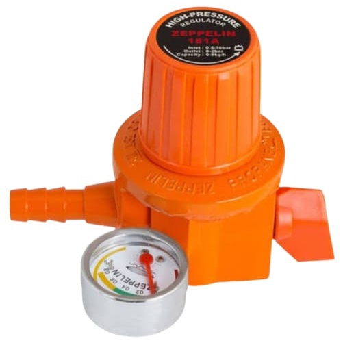 Jual Regulator LPG ZEPPELIN manometer 181A High Pressure | Shopee Indonesia