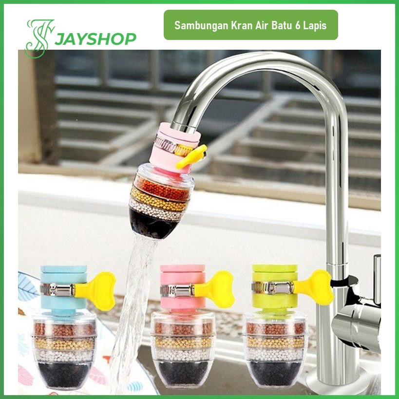 Jual Sambungan Kran Air Filter 6 Lapis Saringan Filter Kran Air 6 Lapis ...