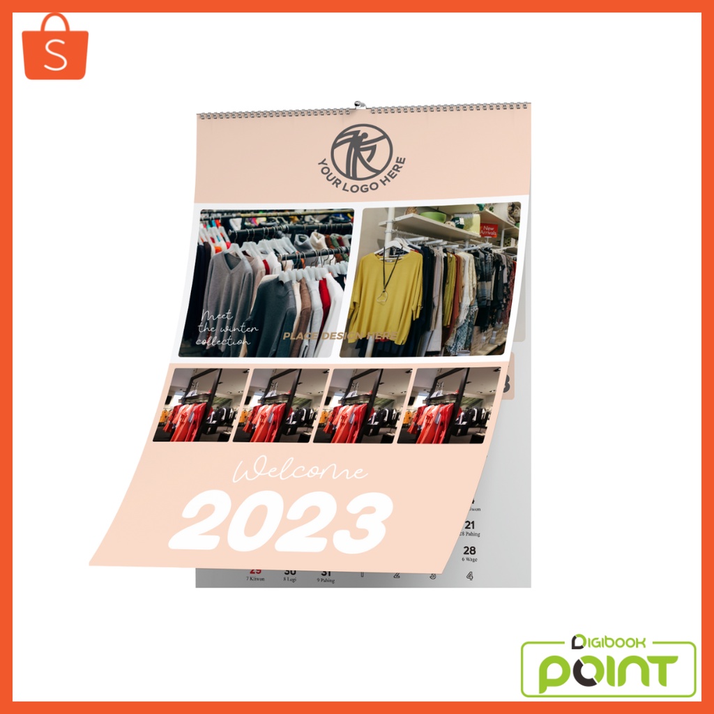 Jual Kalender 2025 Custom Kalender Dinding Finishing Klem Seng 1