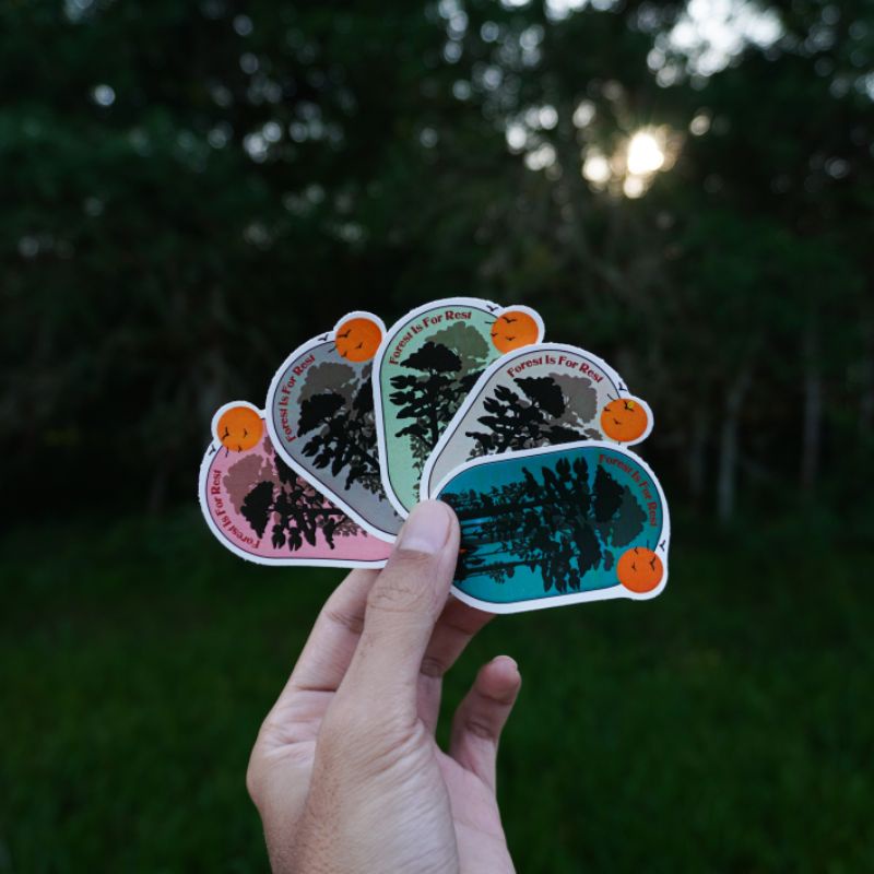 Jual Forest Is For Rest | Sticker | Shopee Indonesia