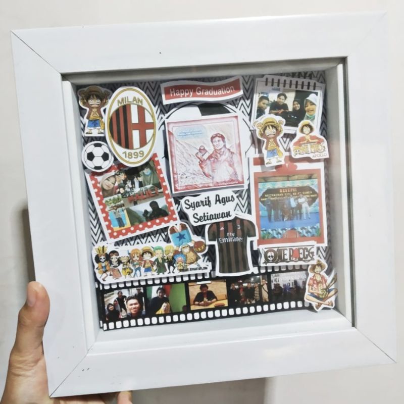 Jual Pigura 3D Scrapframe custom desain | Shopee Indonesia