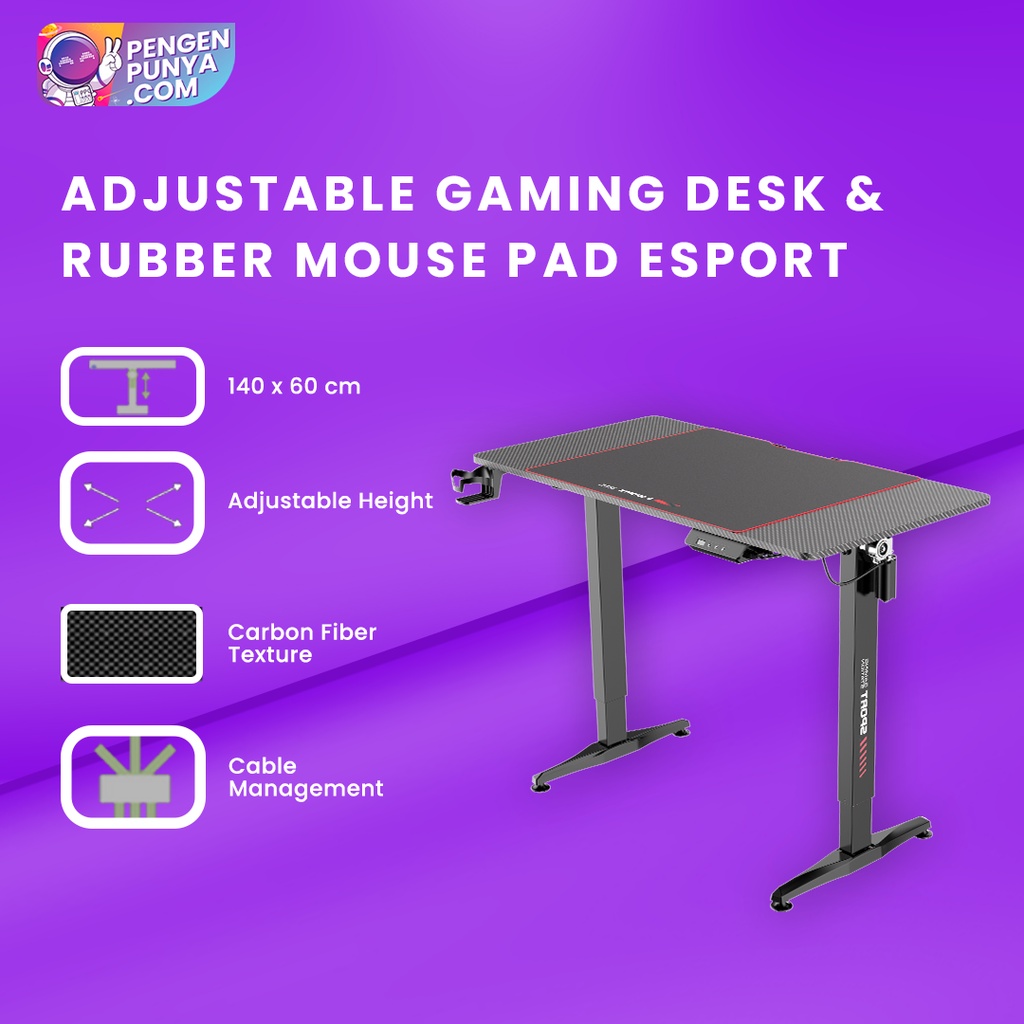 Jual Adjustable Kids Desk Rubber Mouse Pad Meja Belajar Anak ...