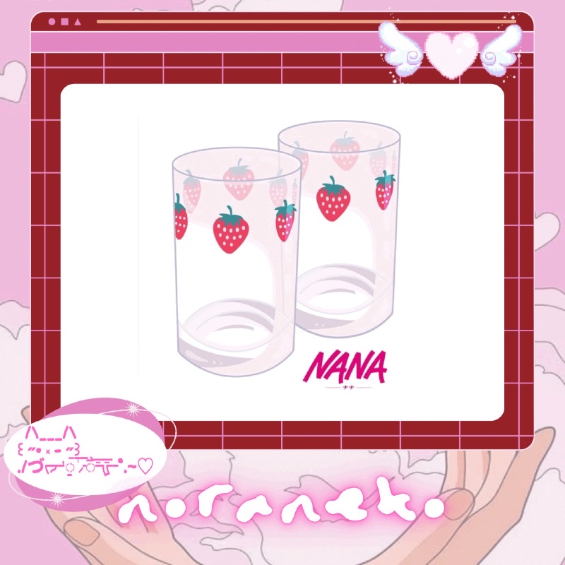 Jual NANA Strawberry Glass Shopee Indonesia
