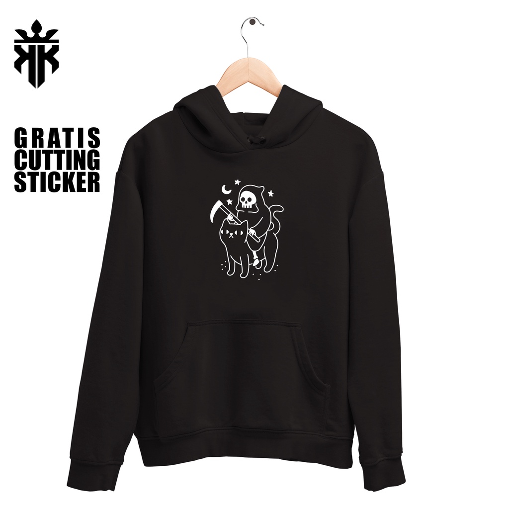 Jual Hoodie Death Rides A Black Cat Shopee Indonesia