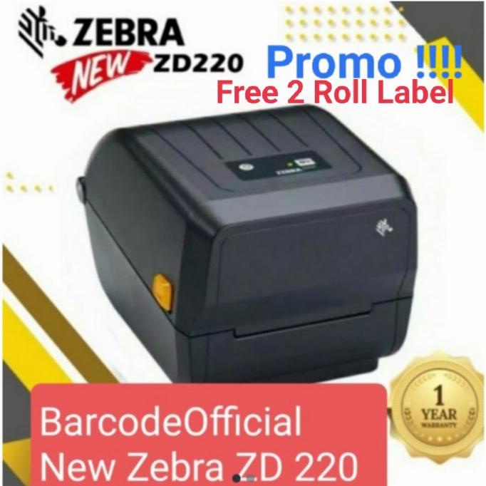 Jual New Zebra Zd220 Barcode Printer Zd 220 Printer Barcode Shopee Indonesia 9121