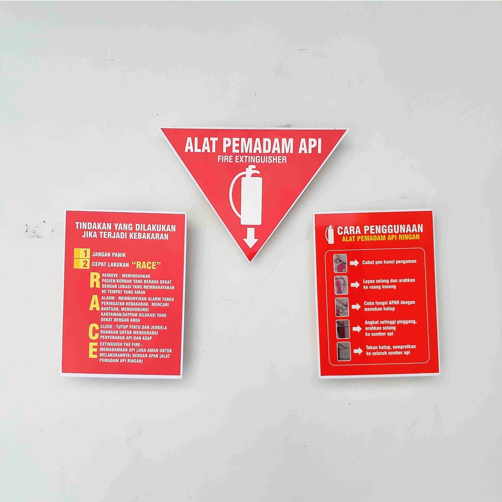Jual Segitiga APAR, Akrilik Tanda APAR, Pemadam Api Ringan | Shopee ...