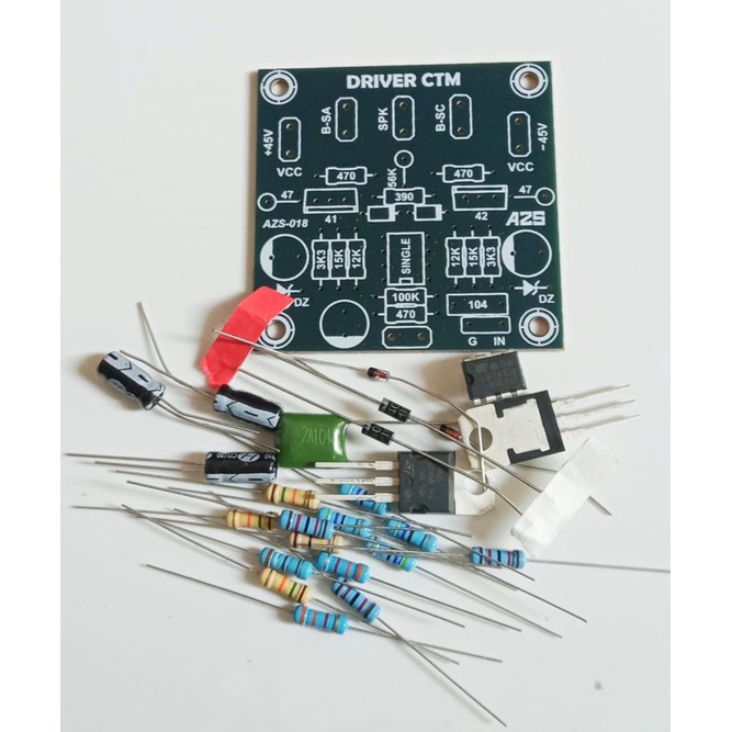 Package of PCB Driver Power Amplifier CTM Boyolali DIY