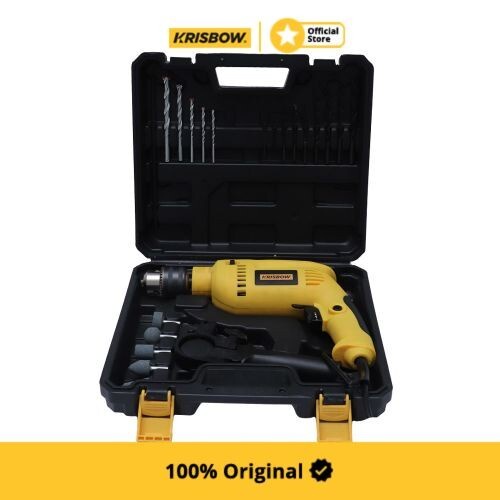 Jual Krisbow Impact Drill Set Mm Mesin Bor Listrik Mm Original