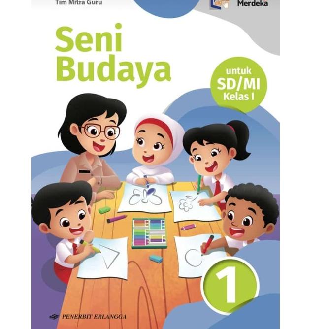 Jual SENI BUDAYA SD/MI Kelas 1 4 Penerbit Erlangga Kurikulum Merdeka ...