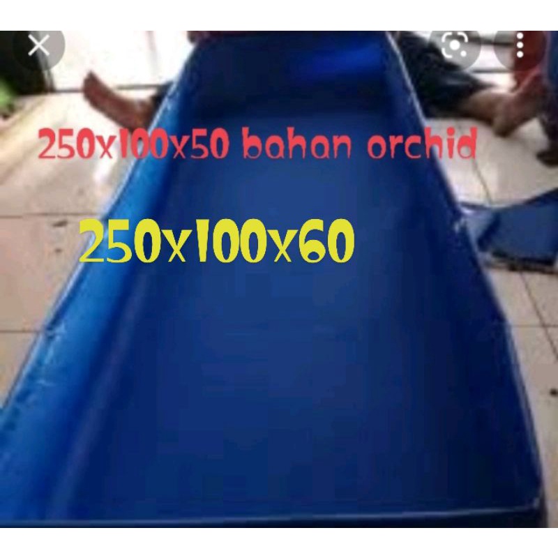 Jual TERPAL KOLAM IKAN 250X100X50 BAHAN ORCIT | Shopee Indonesia