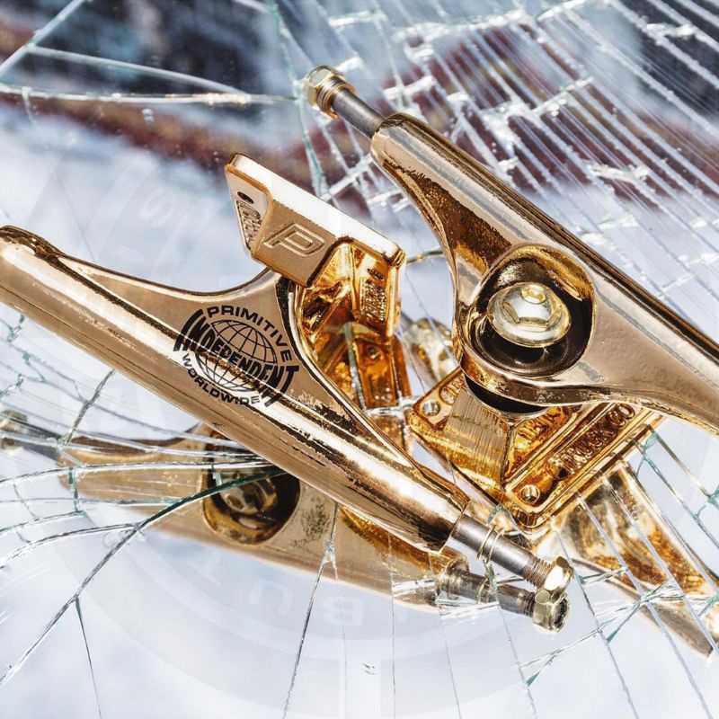 Jual INDEPENDENT Trucks X PRIMITIVE Skate 144 Stage 11 Primitive Gold