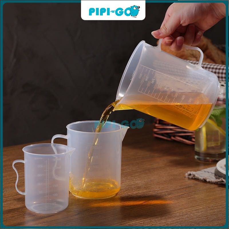 Jual Ppg Gelas Ukur Takar 500ml Plastik Measuring Cup Plastic Murah Garis Bening Transparan 9651