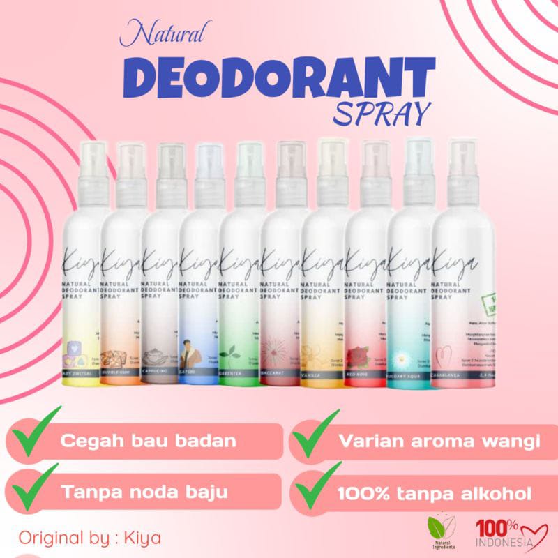 Jual Deodorant Spray KIYA | Shopee Indonesia