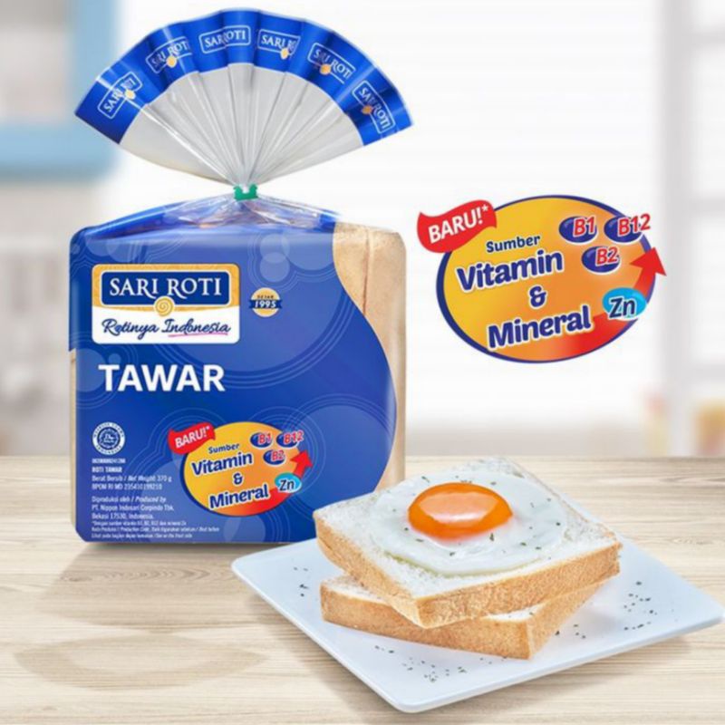 Jual SARI ROTI Roti Tawar 370 g | Shopee Indonesia