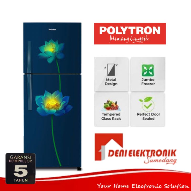 Jual Lemari Es 2 Pintu Polytron PRB217 (Khusus Sumedang) | Shopee Indonesia