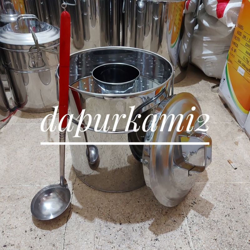 Jual Dandang Bakso Stainless Tong Bakso Panci Bakso 30 Cm Shopee