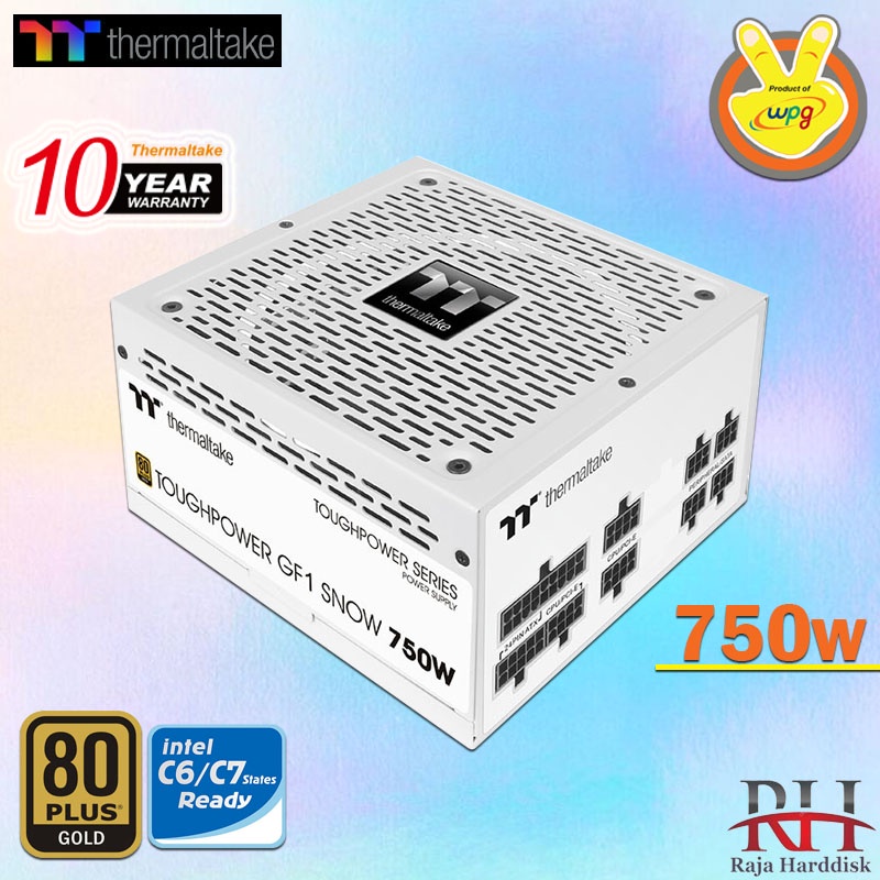 Jual Thermaltake Toughpower GF1 Snow Gold 750W 80+ Full Modular PSU ...