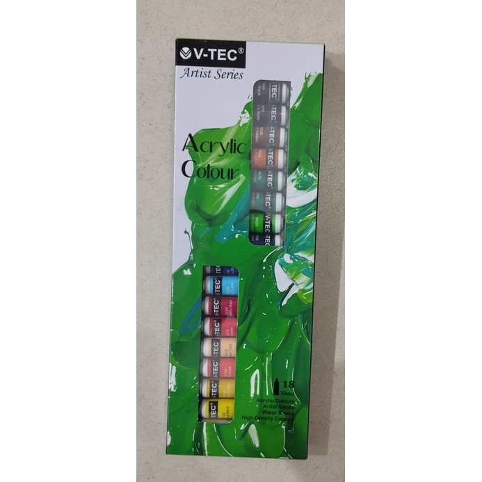 Jual Acrylic 18 Colour V Tec Shopee Indonesia