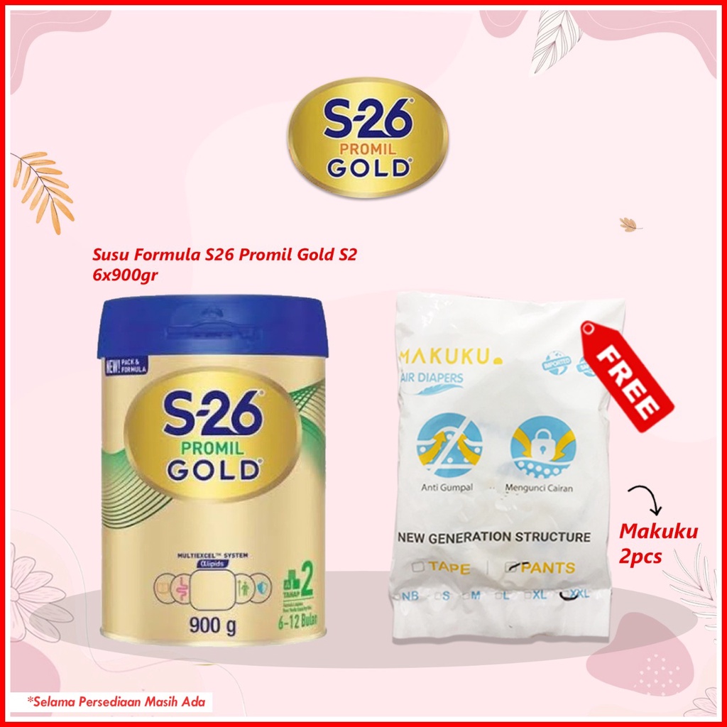 Jual Susu Formula S26 Promil Gold S2 6x900gr | Shopee Indonesia