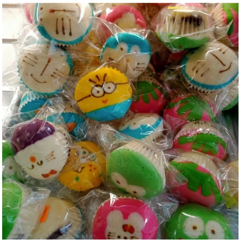 Jual Kue bolu karakter - bolu mini karakter - karakter cake min order 3