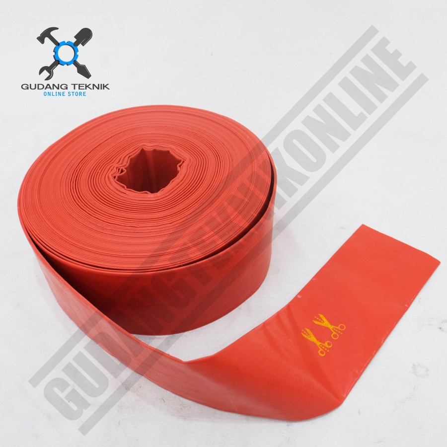 (50 Meter)  Selang Karet Irigasi Pompa Sawah 3" 50M KATO TIGER 1 ROLL / Selang Karet 3Inch KATO 3 Inch 50 Meter - Sunny Hose Selang Buang (TERMURAH)