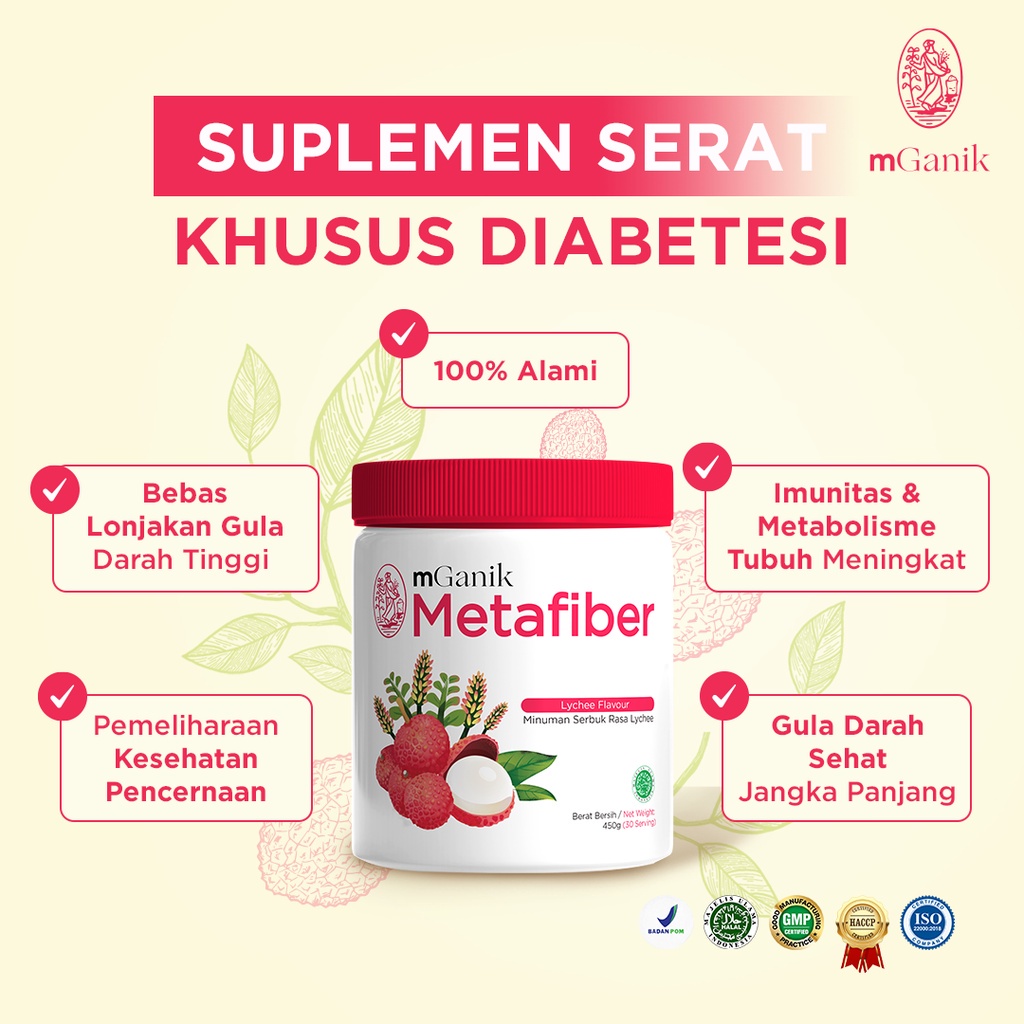 Jual MGANIK METAFIBER MULTIGRAIN DIABETES ORIGINAL 100 PROMO COD