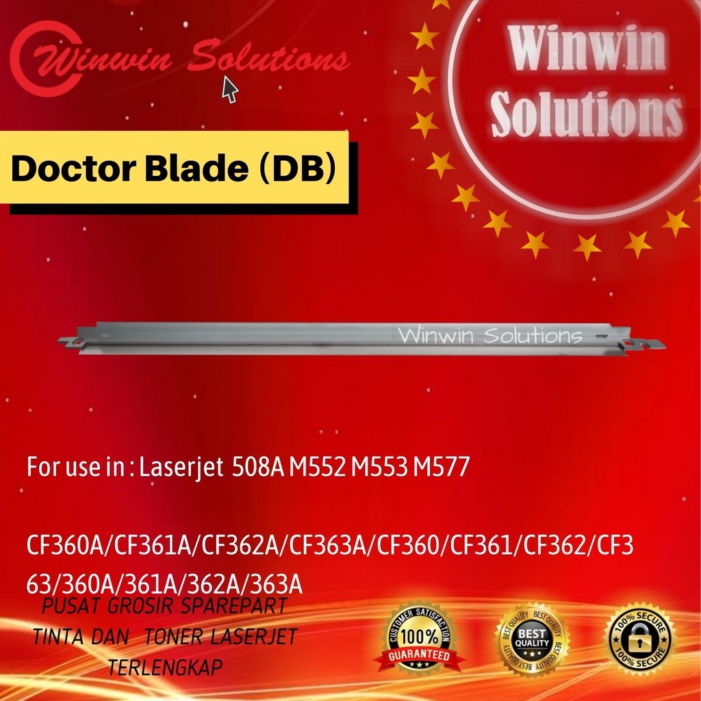 Jual Doctor Blade DB CF360A CF361A CF362A CF363A CF360 508A M552 M553 ...