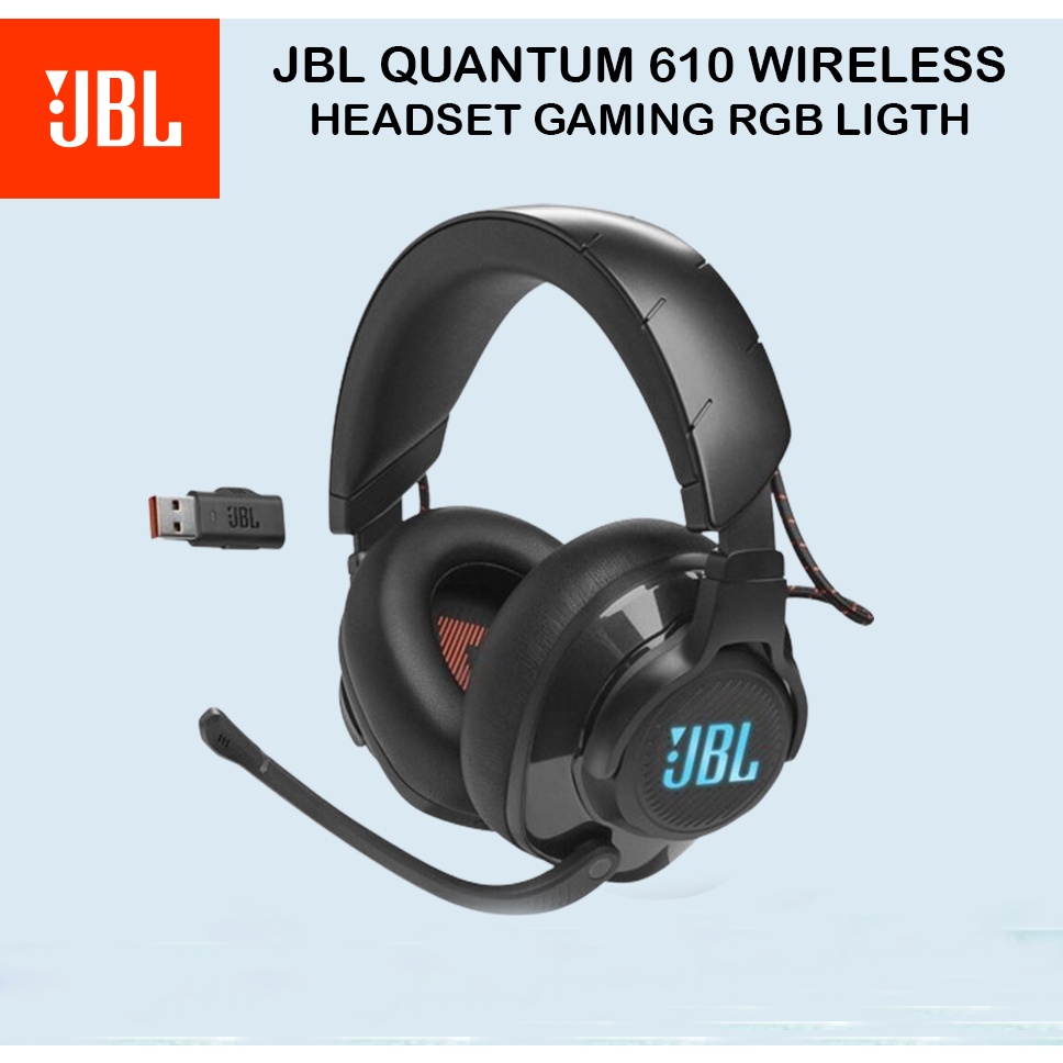 Jual JBL Quantum 610 Wireless Headset Gaming RGB Light PS4 Laptop ...