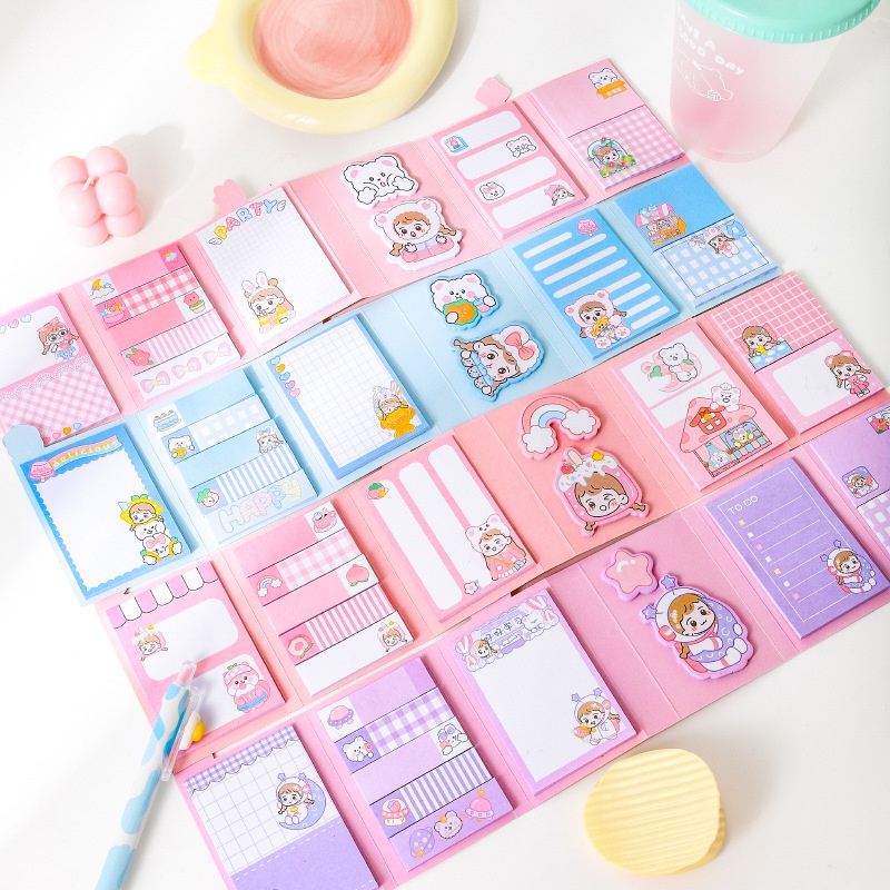 Jual Sticky Notes Japanese Karakter super Cute ( 1 set ) / Pembatas