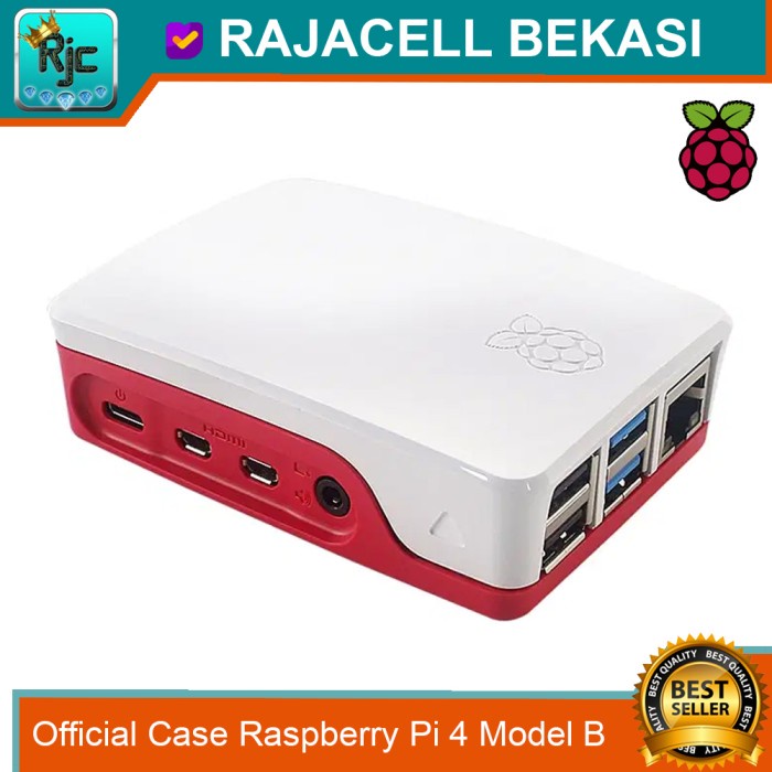 Jual Official Case Raspberry Pi 4 Model B Pi 4B Box Enclosure Kesing ...