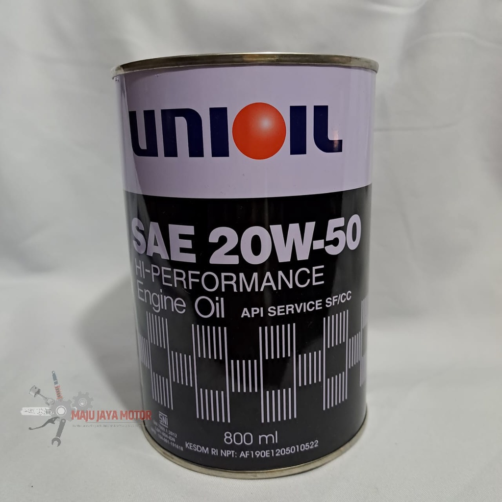 Jual UNIOIL SAE 20W-50 800 ml | Shopee Indonesia